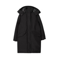 BURBERRY 欧洲直邮自营BURBERRY/博柏利 女士聚酯纤维中长款连帽羽绒服