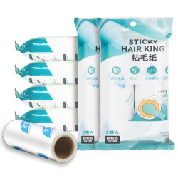春风 粘毛器粘毛滚筒替换粘纸 斜撕式粘尘纸衣物沙发宠物毛发清理神器  12卷粘毛纸-适用10cm粘毛器