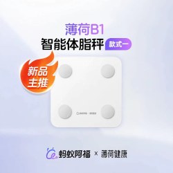 蚂蚁阿福 智能体脂秤家用体重秤ai精准减肥称重电子秤Y