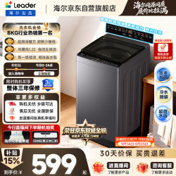 海尔 Leader 统帅 悦己系列 XQBL82-M20D1 波轮洗衣机 8.2kg