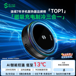 黑鲨 磁吸制冷 手机散热器 无线充电器 车载快充