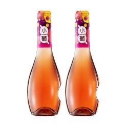 张裕 小萄 临期 微气泡低度甜红甜白桃红葡萄酒275ml*2微醺酒官方直营