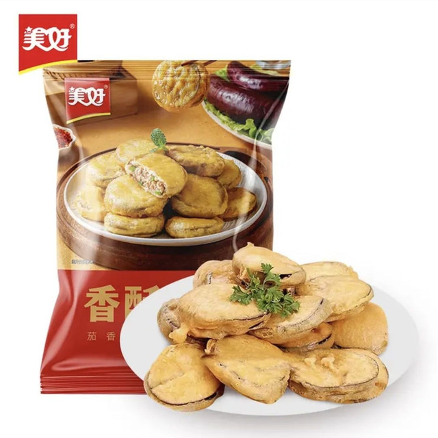 美好 香酥茄盒 900g 约23个 鸡肉馅