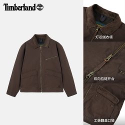 Timberland 官方男女同款工装夹克外套美式复古宽松|A5T43