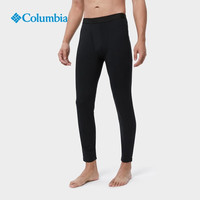 Columbia 秋裤男裤26秋冬户外银点热能吸湿透气内搭保暖长裤AE8064 011 L