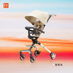 FF 遛娃神器轻便遛娃车高景观口袋婴儿手推车一键收车可坐躺旅行车