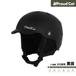 骄傲的猫 proudcat滑雪头盔防撞单双板专业雪盔帽装备护具男女2324