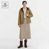 Marc O'Polo 2026冬季新款气质复古连帽棉服含羊毛外套
