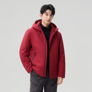 雪中飞 90%鹅绒户外工装夹克机能风连帽羽绒服 3色可选