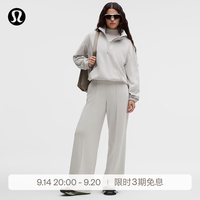 lululemon 丨Brushed Softstreme女士阔腿裤 *常规版型 LW5HLSS 鸽子灰 M