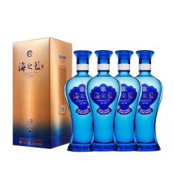 洋河 海之蓝52度480ml*4支装绵柔浓香型