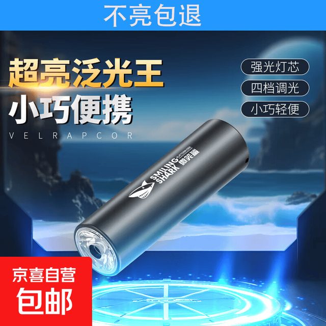 京喜 户外手电筒usb充电家用户外露营登山照明灯京东物流 200毫安