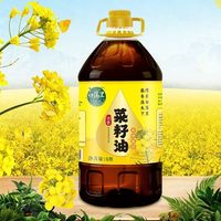 白荡里 新日期】白荡里非转基因浓香菜籽油压榨菜油食用油5L健康家用商用