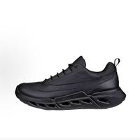 ecco BIOM 720 皮革 系带复古 休闲鞋 男款 黑色85030451094