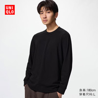 优衣库 HEATTECH ULTRA WARM圆领T恤长袖