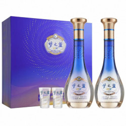 洋河 梦之蓝乐享版 52度 500ml*2瓶（含礼袋）