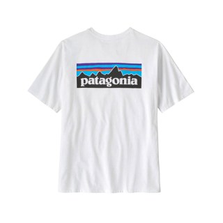 Patagonia 男士短袖经典印花T恤P-6 Logo 38504