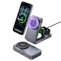 品胜 iPhoneDuo 25W风冷散热 三合一磁吸无线充电器