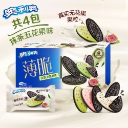 奥利奥 抹茶无花果味 薄脆饼干 190g