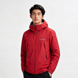mont·bell 雷系列户外运动防风防水外套男款冲锋衣 1128635 L 红棕色