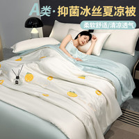 AVIVI A类可水洗凉感冰丝夏被单人夏凉被子空调薄被芯150*200cm菠萝织夏