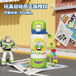 GERM 玩具总动员儿童保温杯女孩学生上学专用水杯巴斯光年水壶胡迪