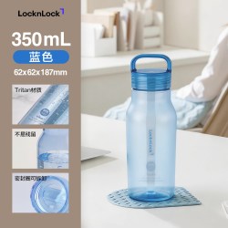 LOCK&LOCK 水杯水壶350mL夏日运动男塑料Tritan便携女生新款杯子上学专用