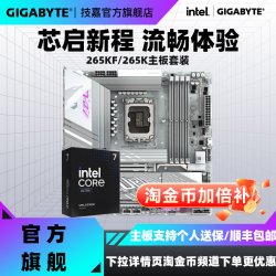 技嘉 Ultra7 265K/265KF搭技嘉B860M/Z890M小雕冰雕主板cpu套装