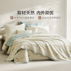 罗莱生活 可机洗 蚕丝被 蚕丝/黄 200*230cm