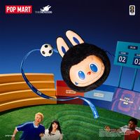 百亿补贴：泡泡玛特 POPMART泡泡玛特THE MONSTERS × FIFA系列搪胶毛绒挂件足球礼物