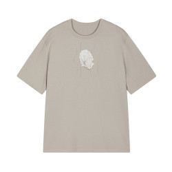 速写 [重工/商场同款]速写男装26夏新品短袖T恤雨人图案手绘9Q4110930