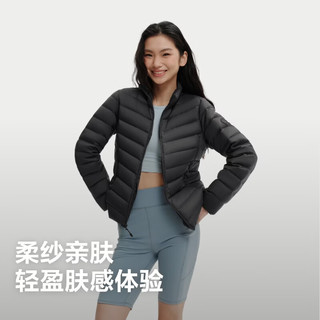 波司登 B260135006 轻薄立领短款羽绒服 黑色 XL