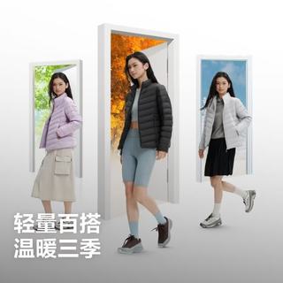 波司登 B260135006 轻薄立领短款羽绒服 黑色 XL