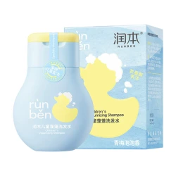 润本 儿童洗发水柔顺蓬松无硅油婴儿用洗发露温和护发舒缓头皮正品