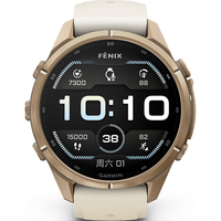 佳明 Fenix9 Pro 钛合金表壳 金 43mm 蓝牙版 智能手表