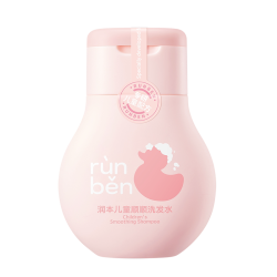 润本 儿童洗发水60ml女孩男童专用柔顺蓬松洗发露