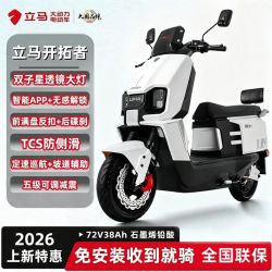 立马 开拓者长续航通勤代步大动力高端电动摩托车72V38A