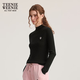 TEENIE WEENIE 可机洗绵羊毛 黑色 S 女士针织衫