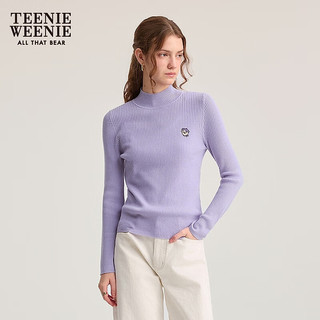 TEENIE WEENIE 可机洗绵羊毛 紫色 S 女士针织衫