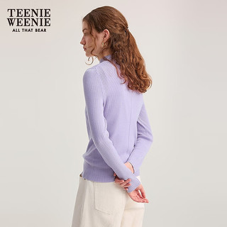 TEENIE WEENIE 可机洗绵羊毛 紫色 S 女士针织衫