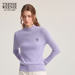 TEENIE WEENIE 可机洗绵羊毛 紫色 S 女士针织衫