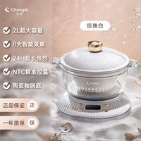 长帝 养生锅电炖锅炖盅隔水炖家用煮粥神器陶瓷煲汤锅燕窝专用炖盅