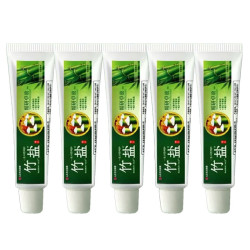 竹盐 LG牙膏牙渍牙菌斑清洁口腔清新薄荷精研卓效 30g*5支