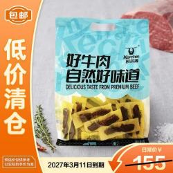 科尔沁 风干牛肉500g休闲肉脯肉干零食下酒解馋