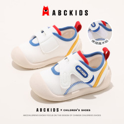 ABCKIDS ABC KIDSABC儿童学步鞋2026春秋小童透气网面休闲鞋子 白蓝25
