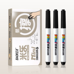 宝克 白板笔 可擦易擦 黑色12支/盒