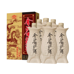 金沙 回沙鱼儿酒 53度酱香型白酒 500ml*6瓶
