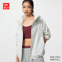 优衣库 487832 防风立领 乳白色 S 女装夹克