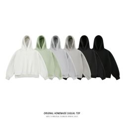 TIRED 潮牌cleanfit短款连帽卫衣400g重磅宽松长袖套头衫休闲上衣
