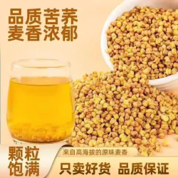 黄苦荞茶可干吃可泡水麦香浓郁四川大凉山新货250g*4袋
